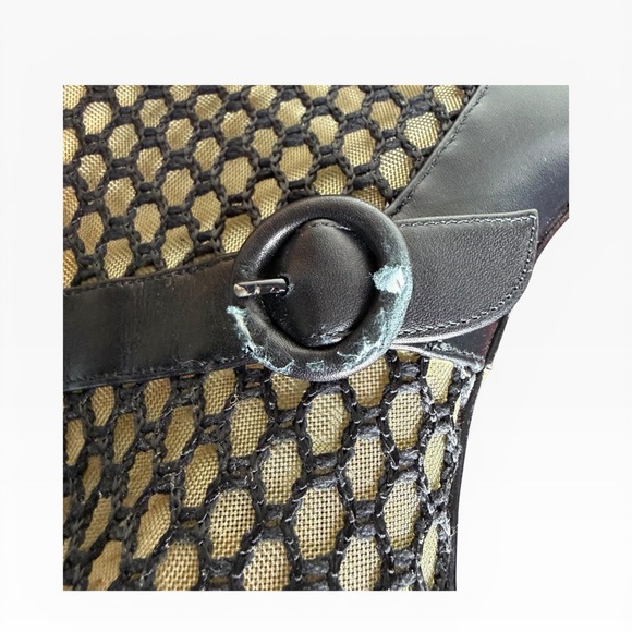 Christian Louboutin Black and Tan Heeled Boots Size 39 - Picture 12 of 16